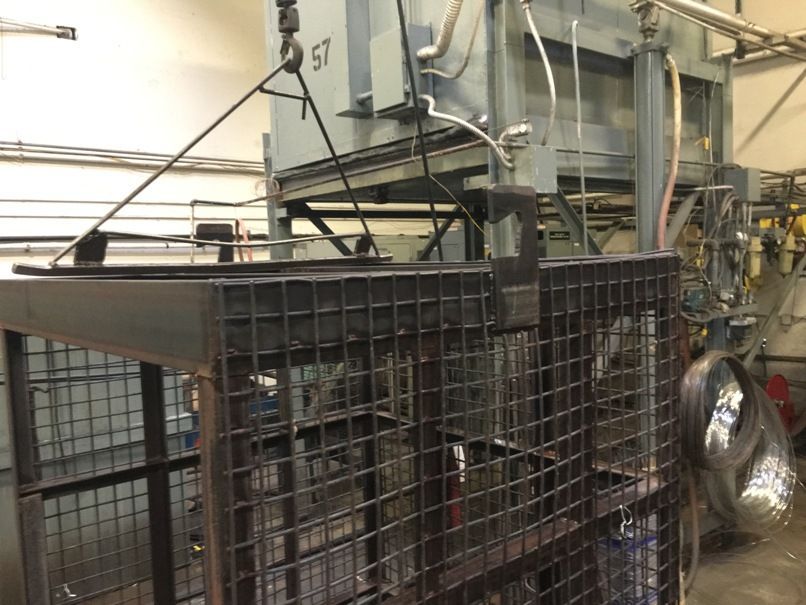 Drop Bottom Aluminum Solution Treating Oven