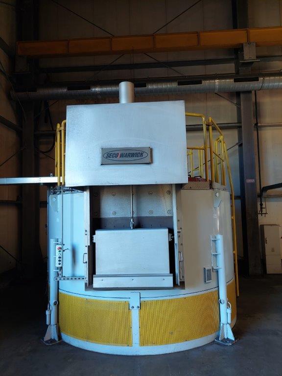 Electric furnace with a rotary hearth TYPE RHE-230/1000A with a water bath