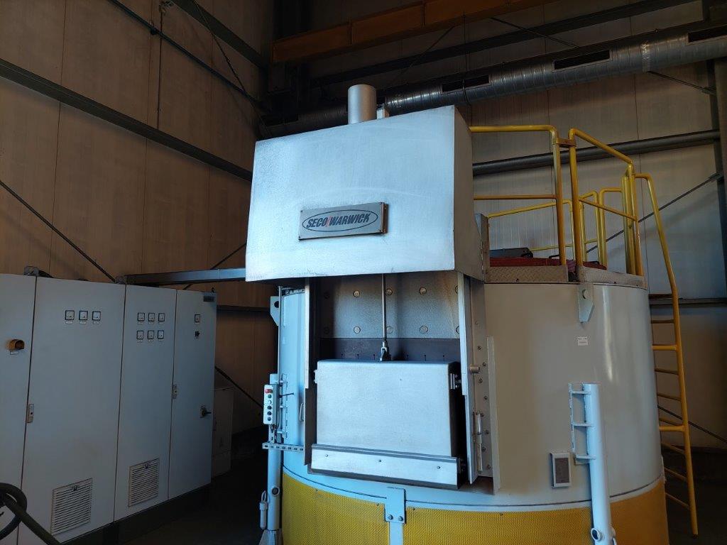 Electric furnace with a rotary hearth TYPE RHE-230/1000A with a water bath