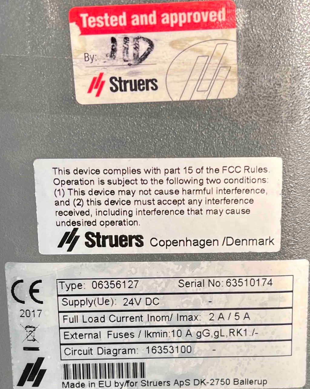 Struers LaboPol-20 Semi-Automatic Polisher – 8” Disc