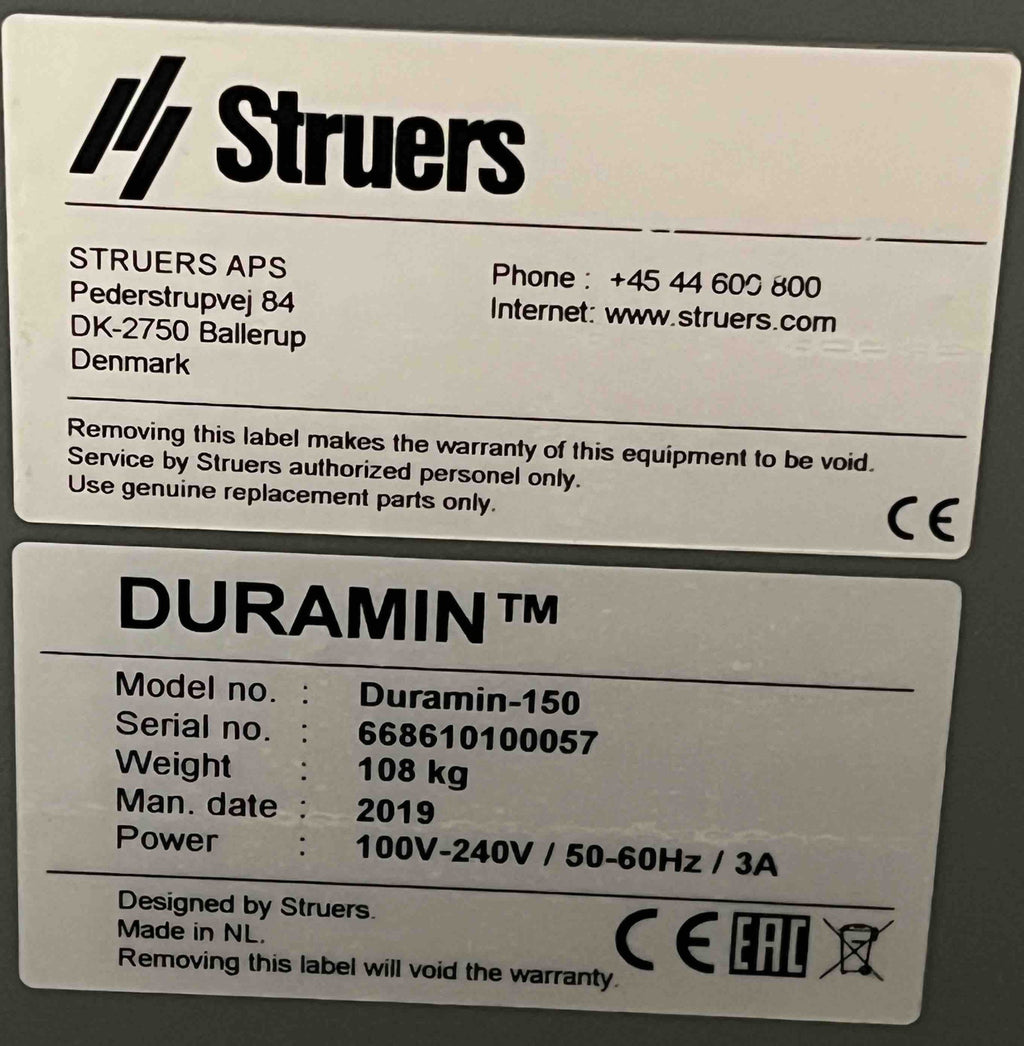 Struers Duramin-150 Automatic Rockwell Tester