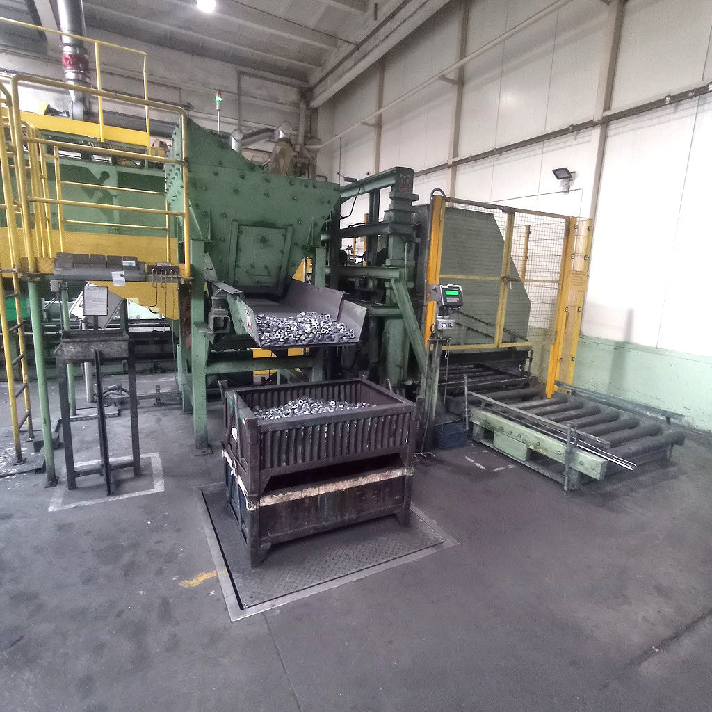 Unit for spheroidization of bearing rings A/SP-1200