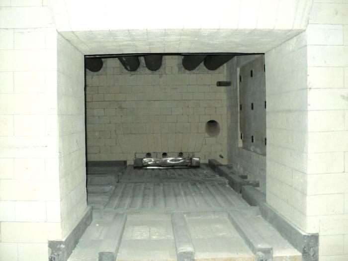 2 Row Pusher Furnace 30" x 30" Tray Size, Gas Fired, 1800F