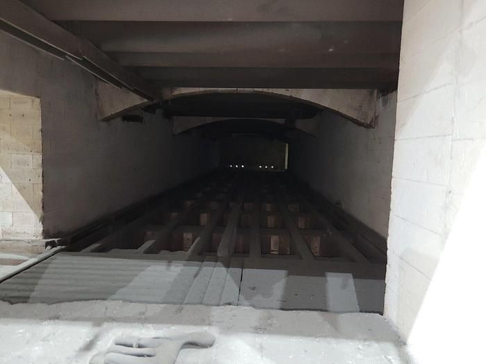 2 Row Pusher Furnace 30" x 30" Tray Size, Gas Fired, 1800F