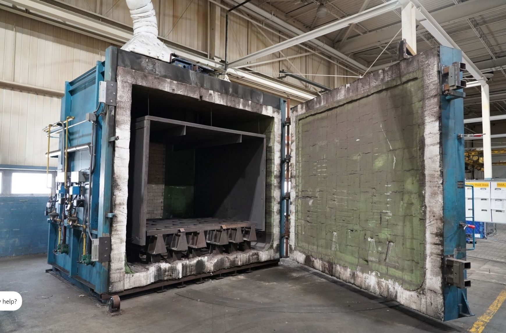 Box Furnace 84"W x 72"L x 60"H, Gas-Fired