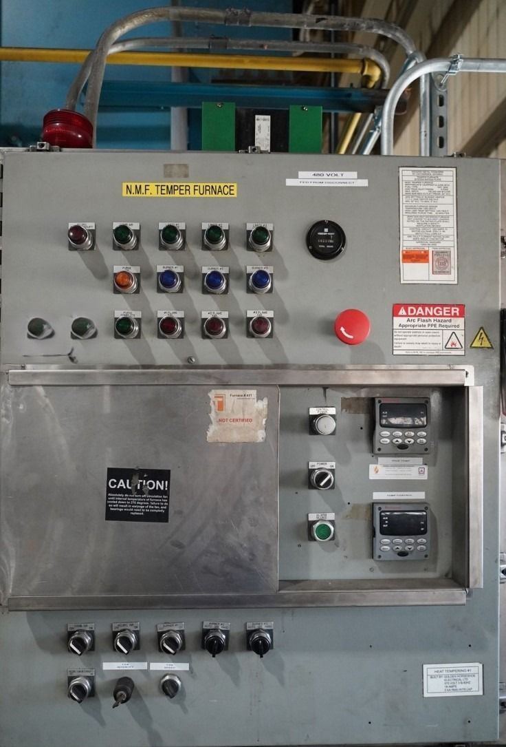 Box Furnace 84"W x 72"L x 60"H, Gas-Fired
