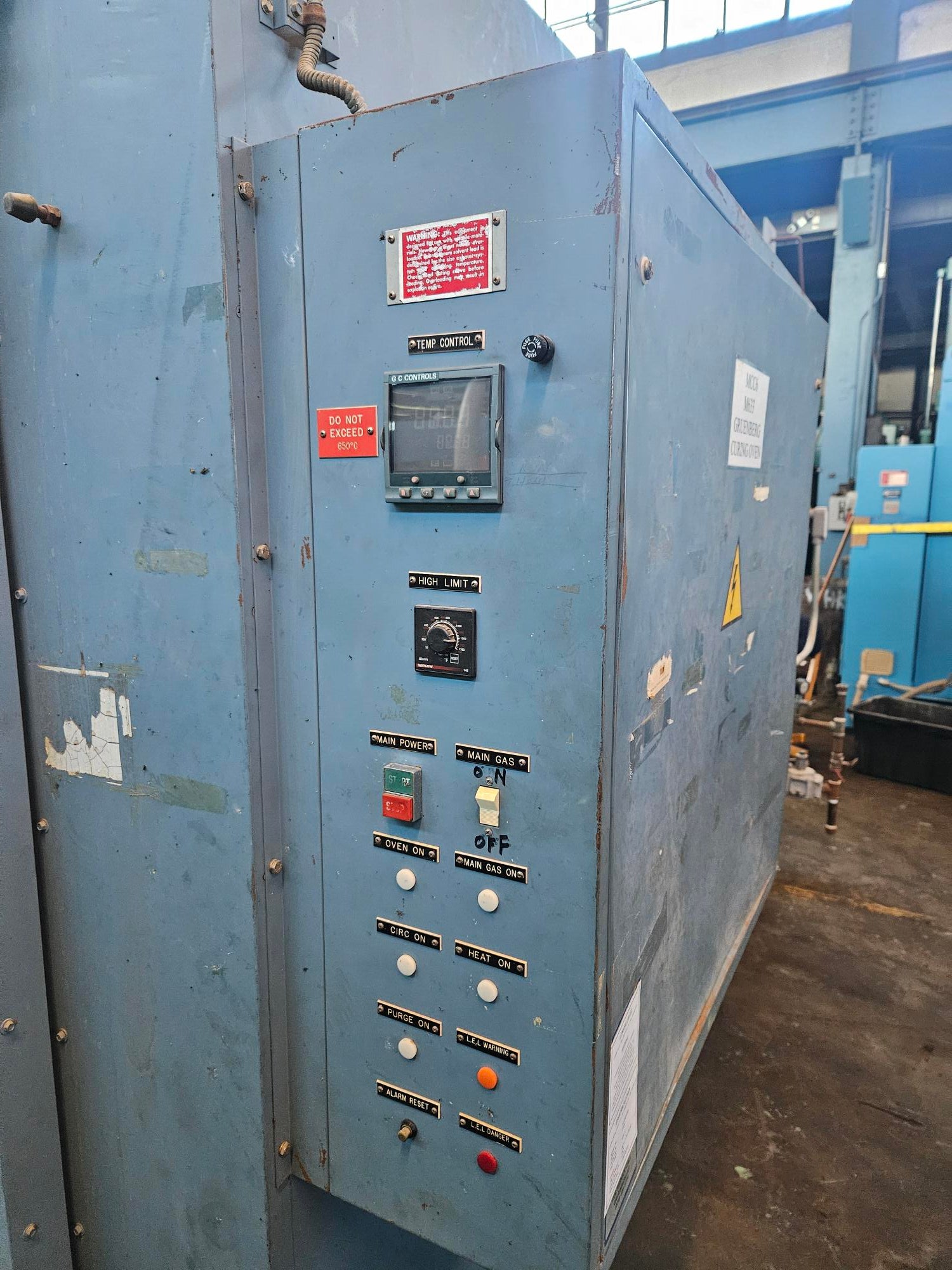 Gas 1200F Walk-In Oven 48" x 72" x 72"