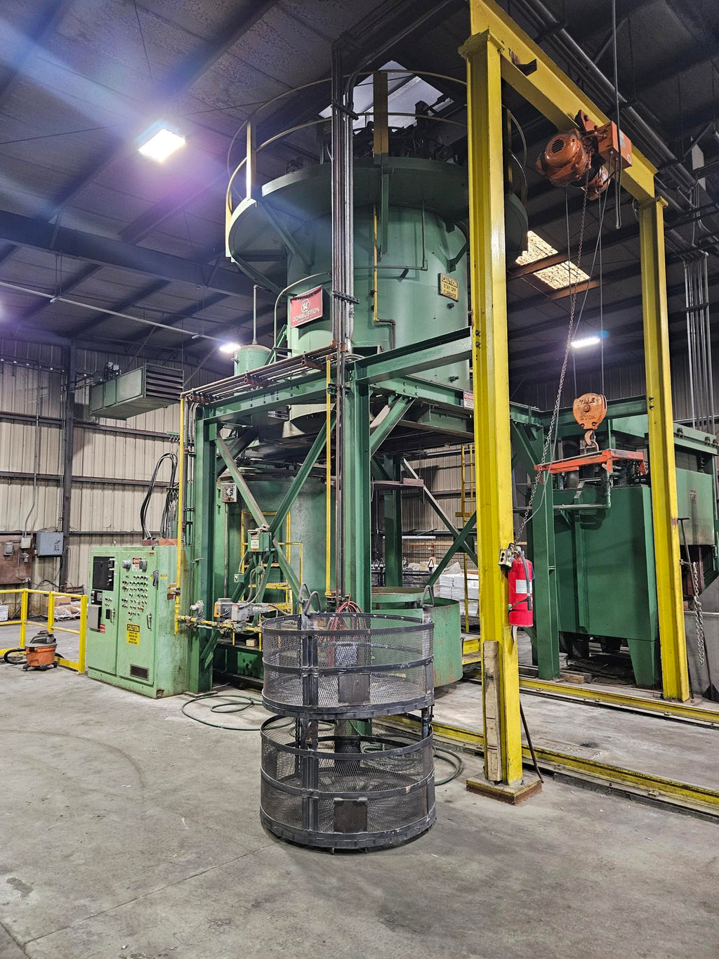 Gas 1200F Aluminum Drop Bottom Furnace