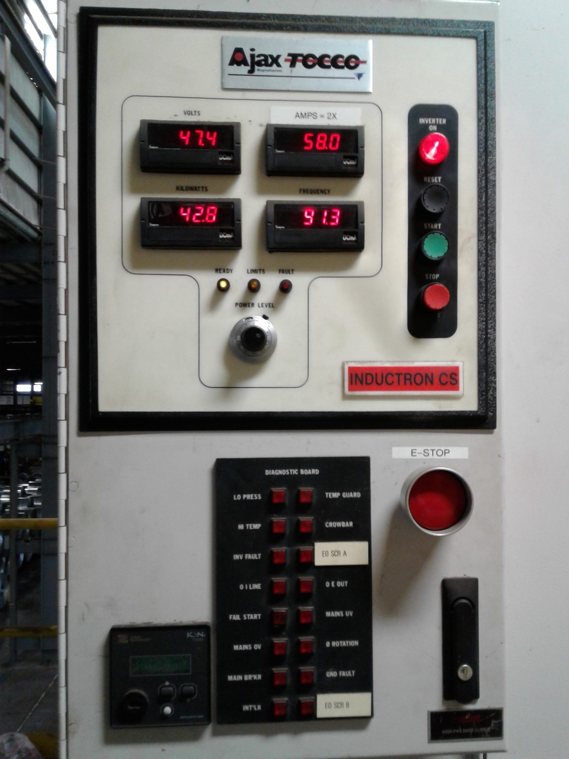 Ajax Tocco Magnethermic Steel Strip Heating System
