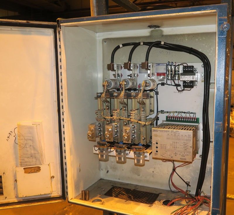 Rotary Hearth Furnace, Work Area 18″W x 9″H Opening x 50″ Diameter Hearth