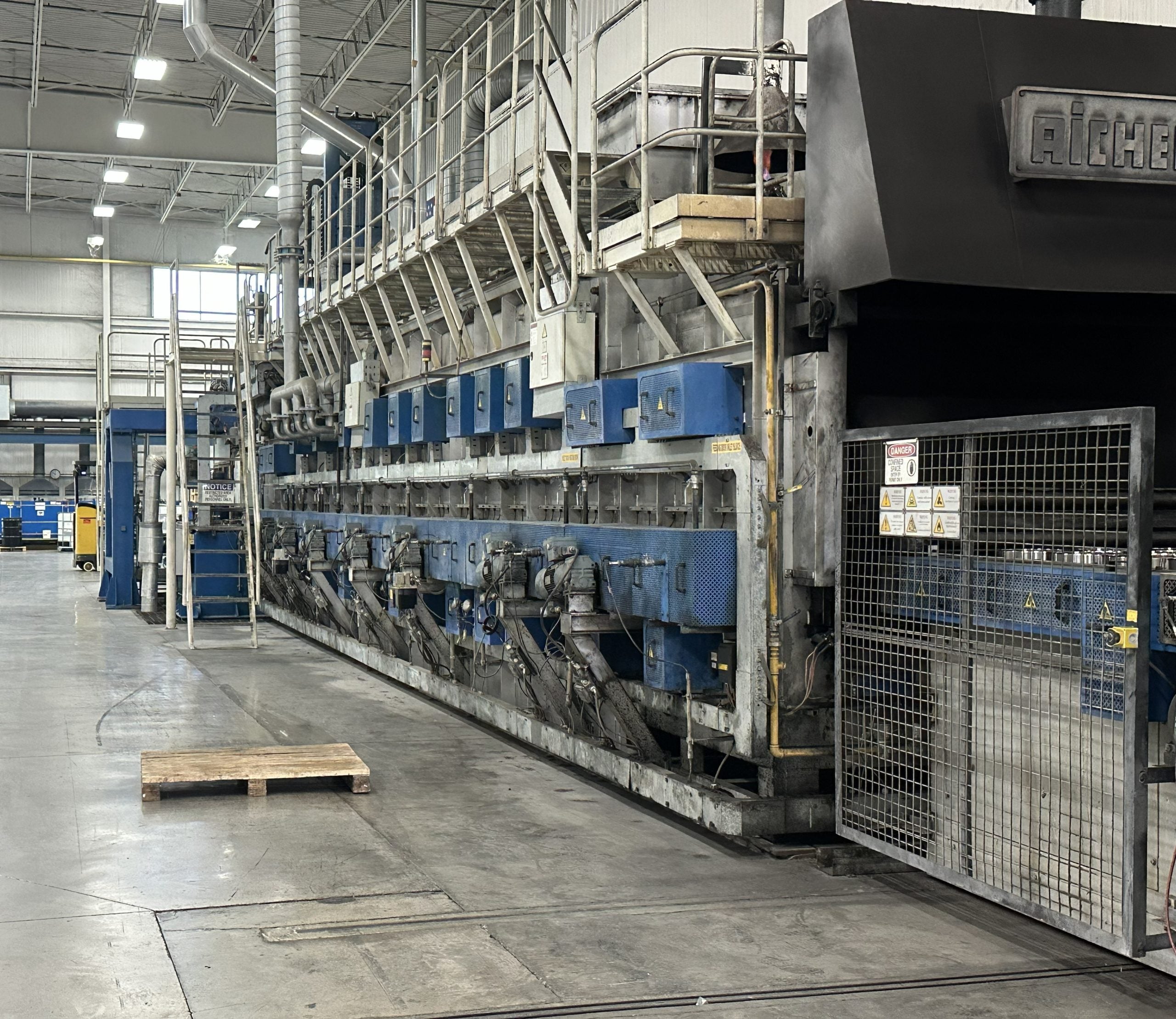 Roller Hearth Heat Treatment Line with Salt Quenching