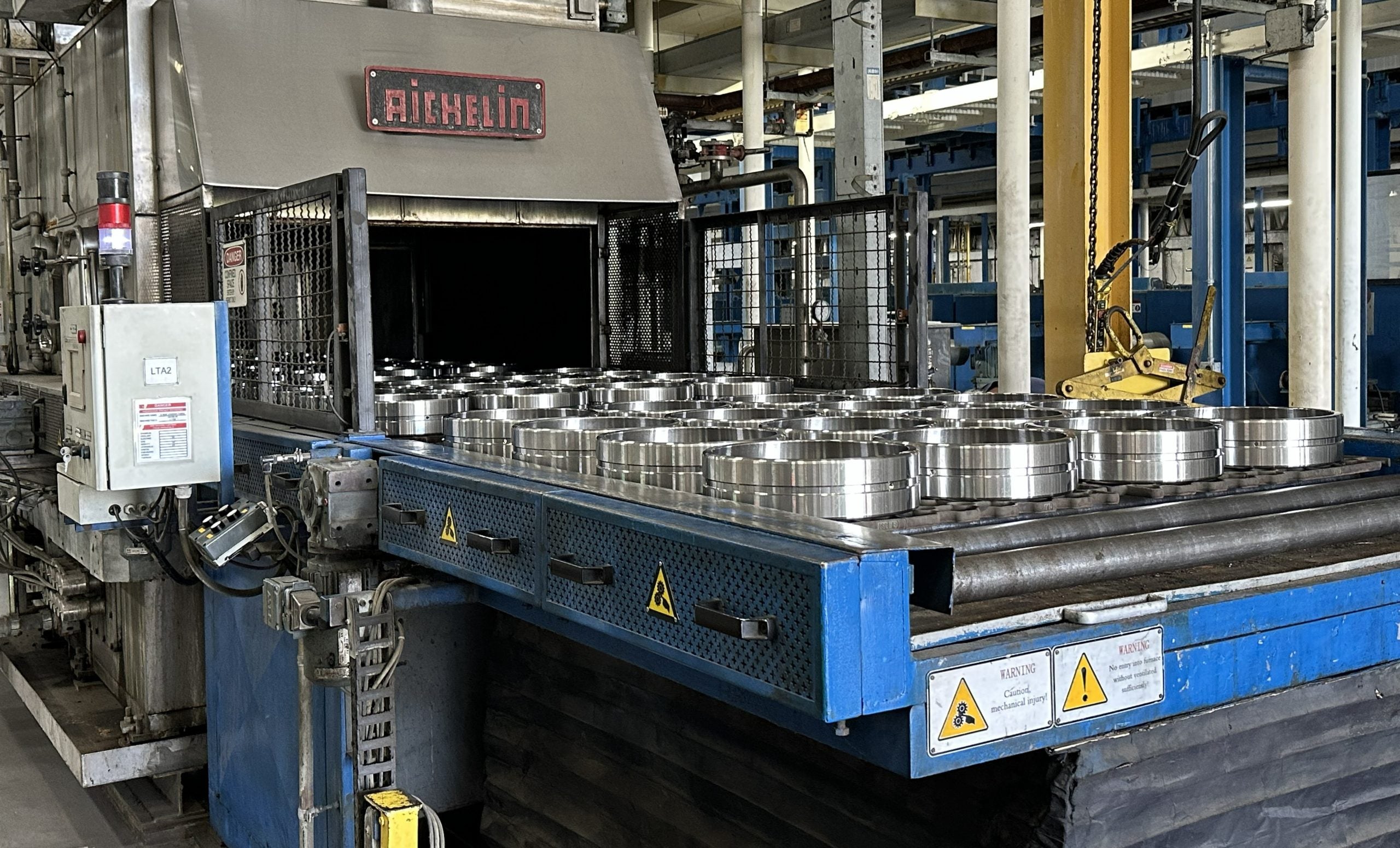 Roller Hearth Heat Treatment Line with Salt Quenching