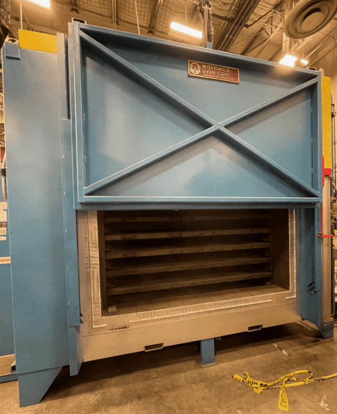 Wisconsin Oven Batch Oven 72″ X 48″ X 48″ 1200F