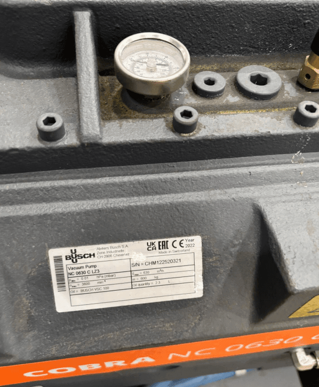 Busch “Cobra” Dry Screw Vacuum Pumps (2 available)