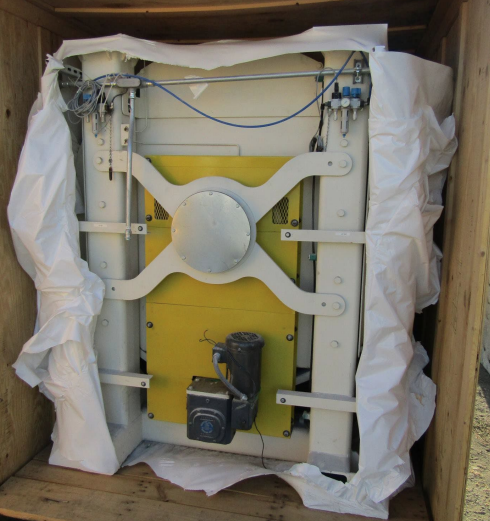 Complete Foundry Finishing System – Vulcan Barrel Sander Cell with Robotic Handling, Air System, and Ancillary Equipment