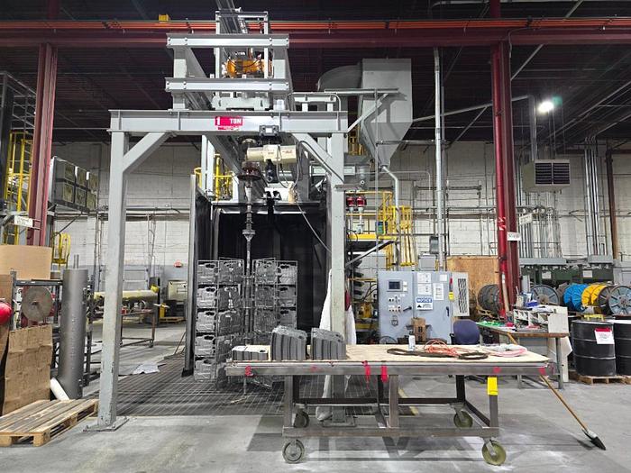 5 Wheel Spinner Hanger Shot Blast System