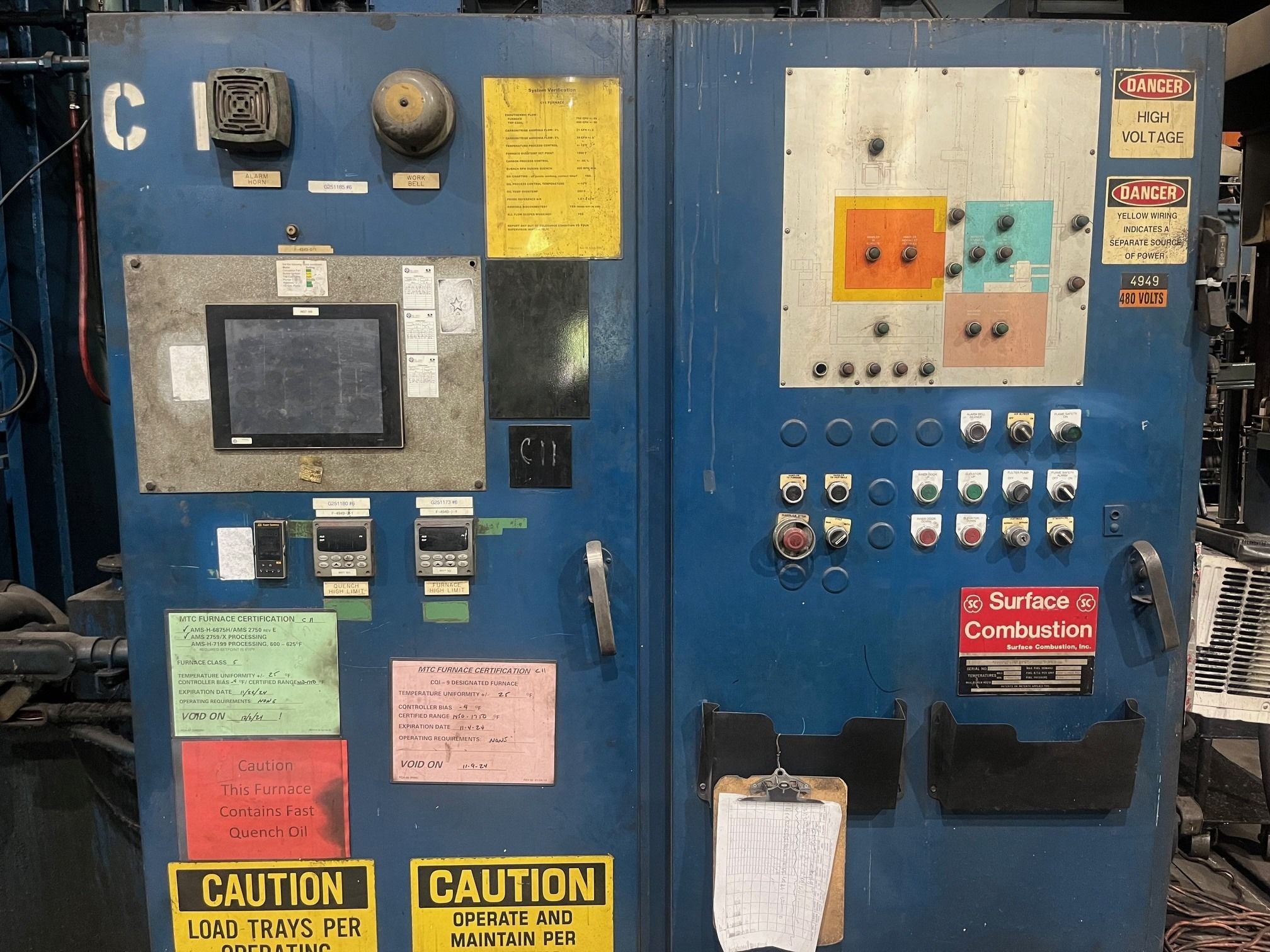 Surface Combustion 36″ X 72″ Allcase Batch IQ Furnace