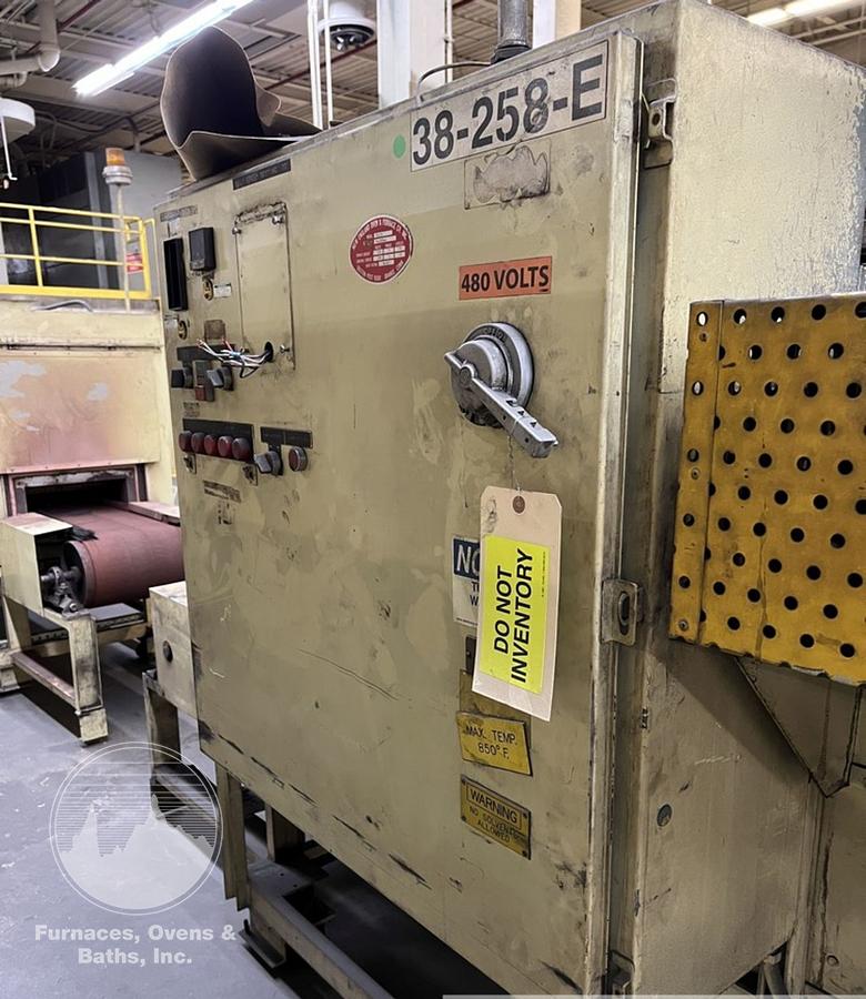 18"W x 4" High x 72" Long, Belt Conveyor Oven, Electric, 850-F