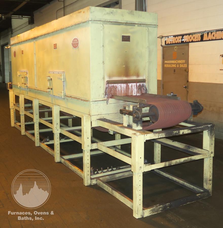 18"W x 6" High x 15' Long, Belt Conveyor Oven, Electric, 850-F, 2 Zone
