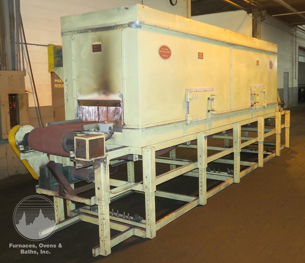 18"W x 6" High x 15' Long, Belt Conveyor Oven, Electric, 850-F, 2 Zone