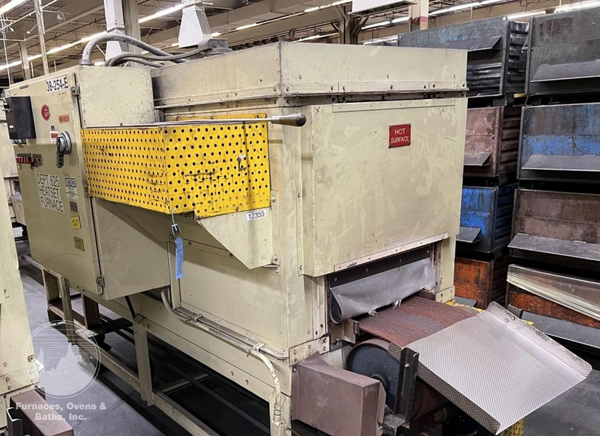 18"W x 4" High x 72" Long, Oven Belt Conveyor Oven, Electric, 850-F