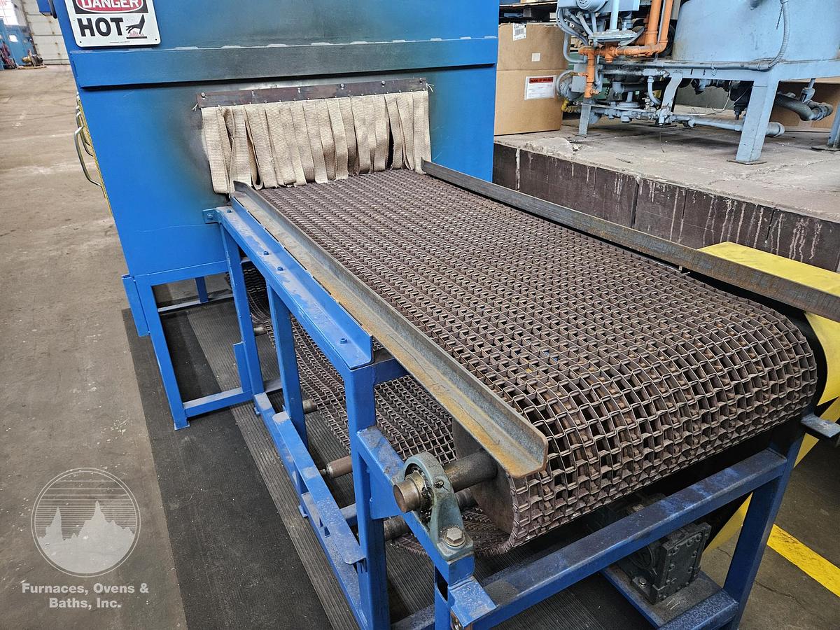 30"W x 12"H x 14'L High Temperature Belt Conveyor Oven, Electric, 1000°F