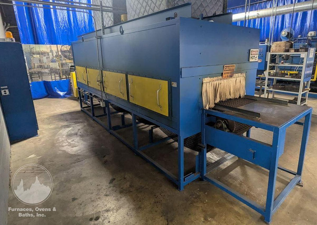 30"W x 12"H x 14'L High Temperature Belt Conveyor Oven, Electric, 1000°F