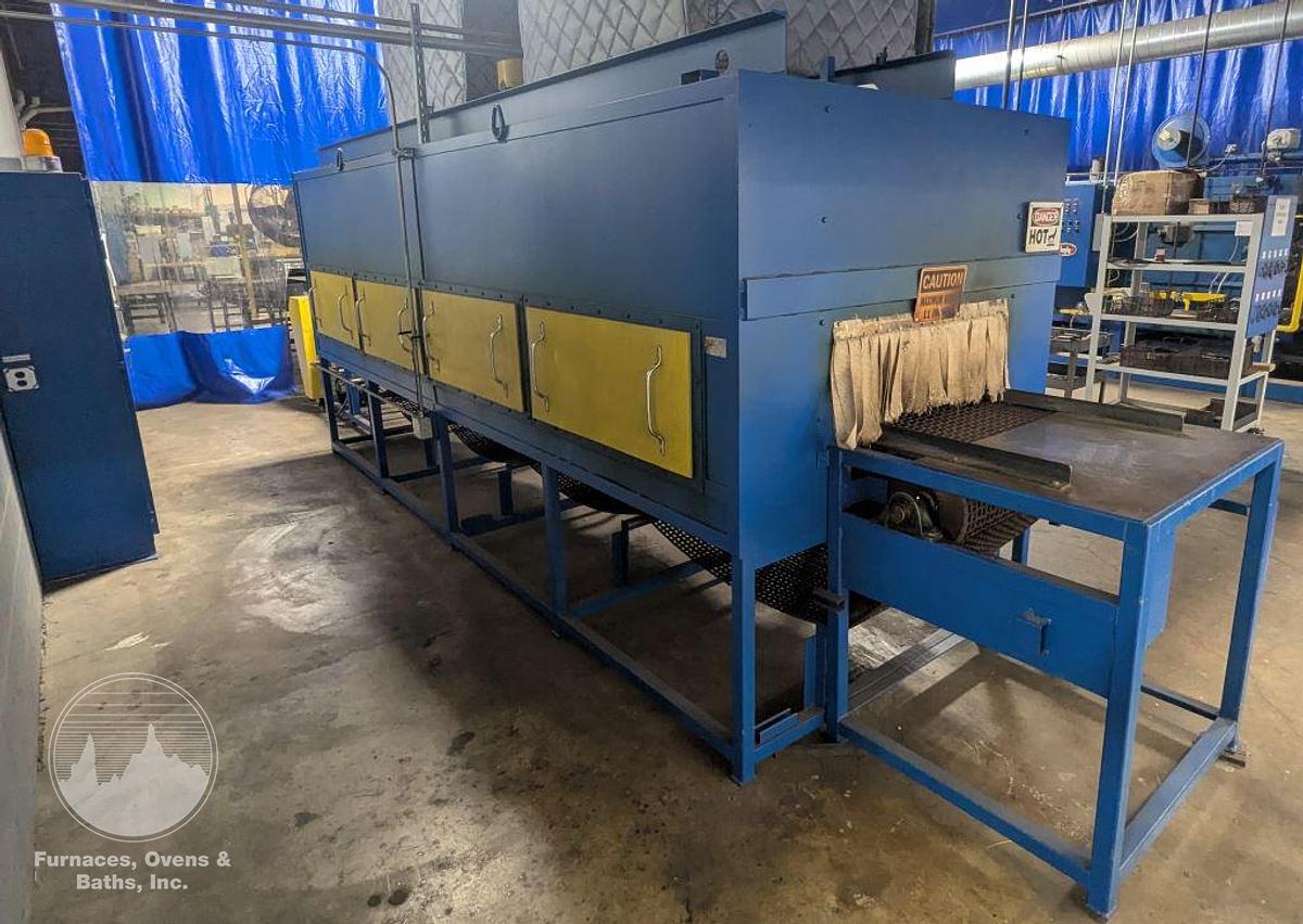 30"W x 12"H x 14'L High Temperature Belt Conveyor Oven, Electric, 1000°F