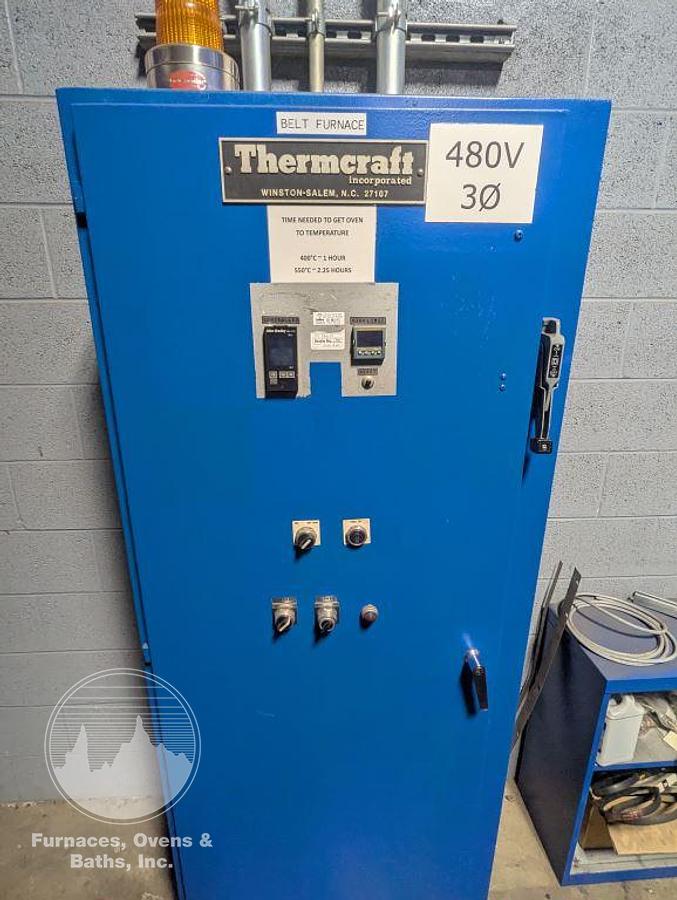 30"W x 12"H x 14'L High Temperature Belt Conveyor Oven, Electric, 1000°F