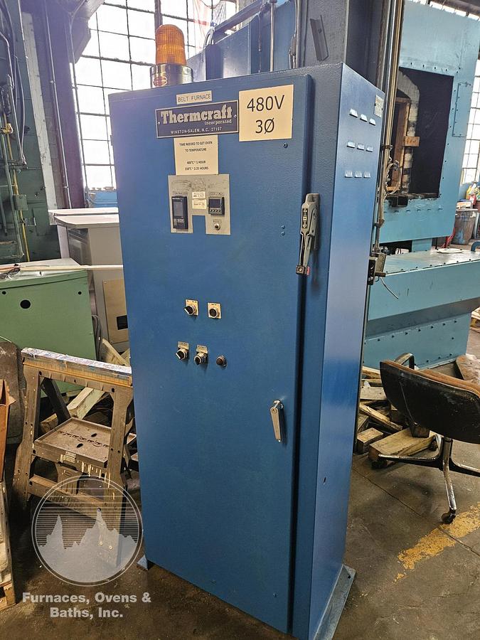 30"W x 12"H x 14'L High Temperature Belt Conveyor Oven, Electric, 1000°F