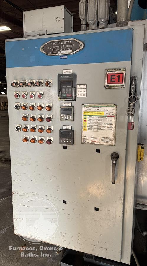 36"W x 24" High, 3-Stage Continental Equipment Belt Washer, Gas Fired, Stainless Steel