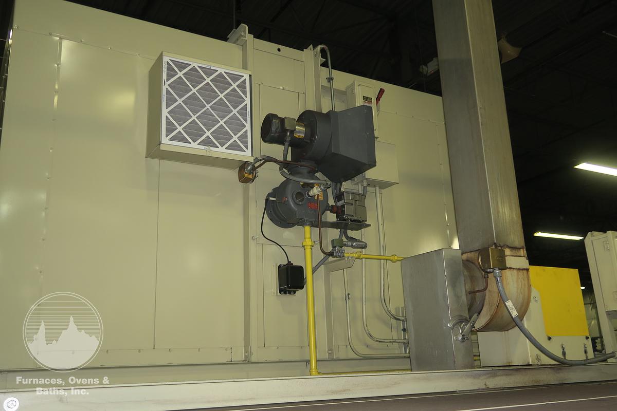 60"W x 6"H x 25'L Heated Length, Belt Conveyor Oven, Gas Fired, 500-F