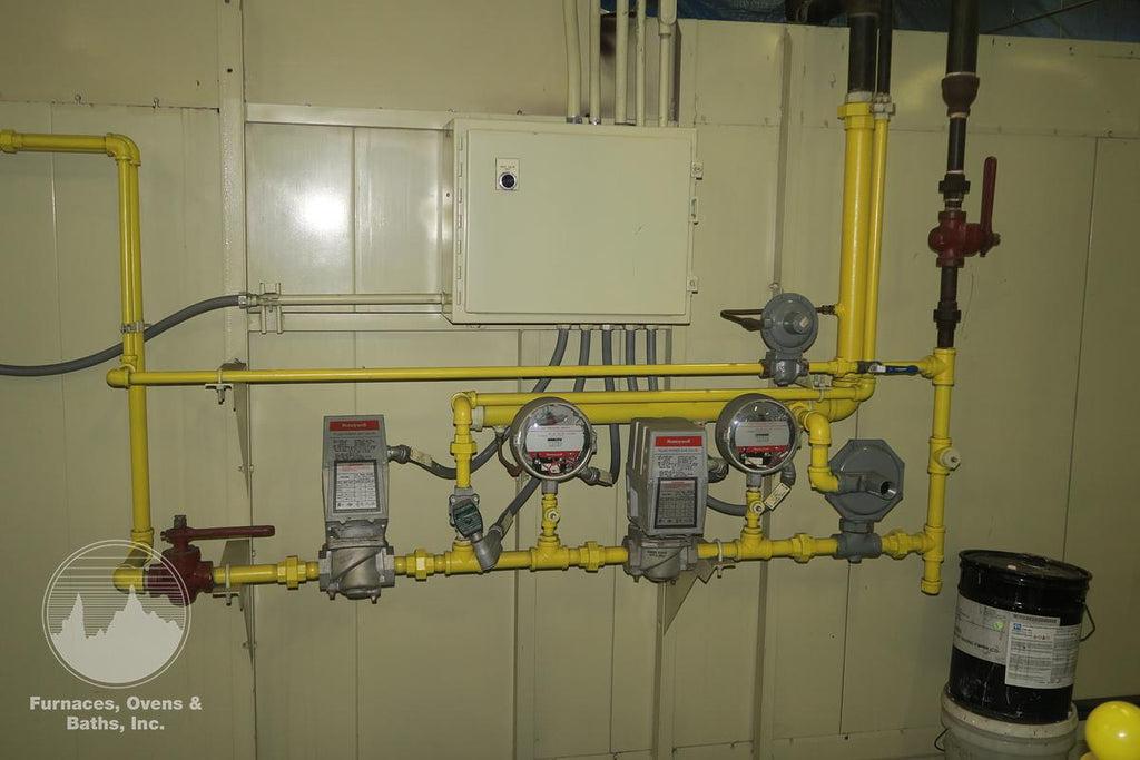 60"W x 6"H x 25'L Heated Length, Belt Conveyor Oven, Gas Fired, 500-F