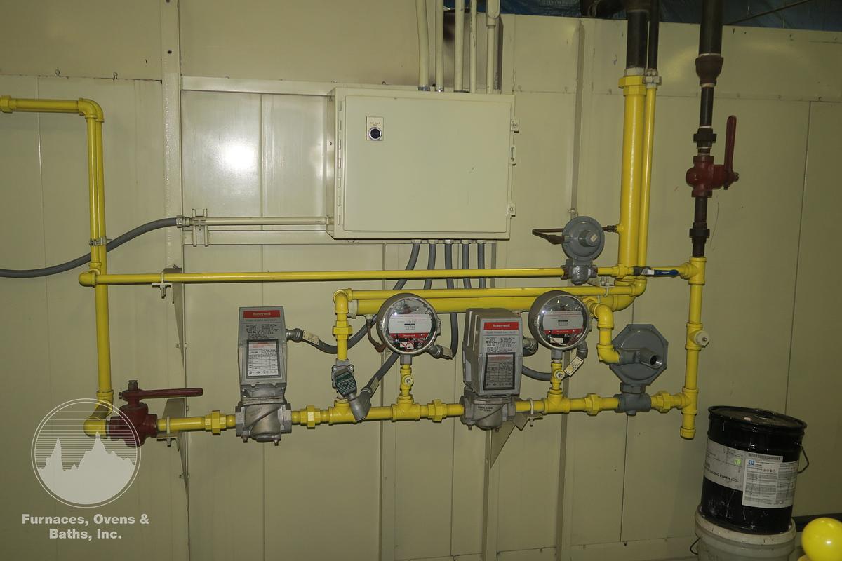 60"W x 6"H x 25'L Heated Length, Belt Conveyor Oven, Gas Fired, 500-F