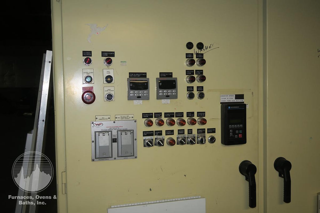 60"W x 6"H x 25'L Heated Length, Belt Conveyor Oven, Gas Fired, 500-F