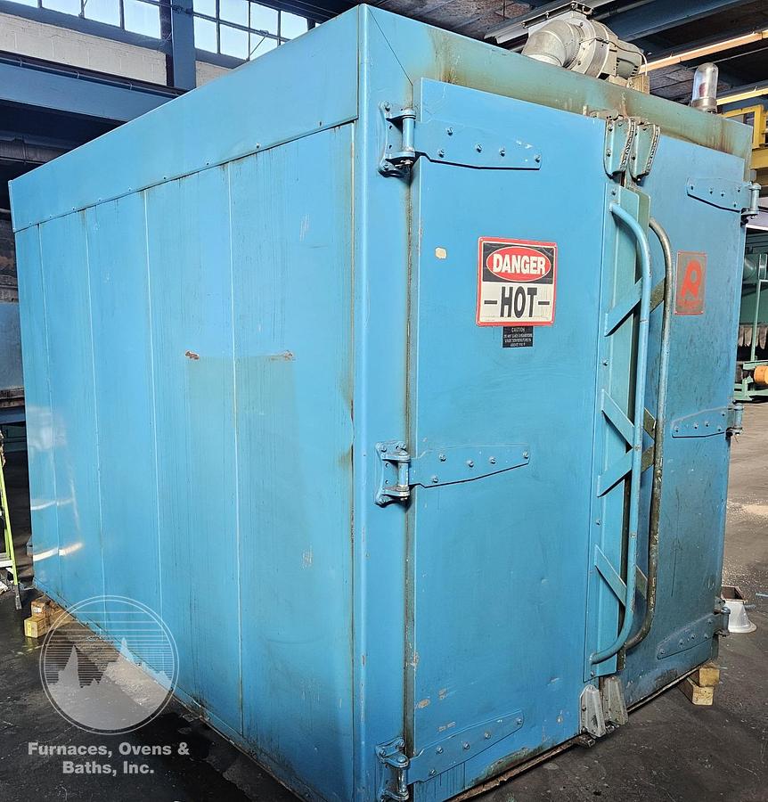 60"W x 72"H x 96"L, Class A Gas Fired Walk-In Oven, 850°F, Solvent Rated