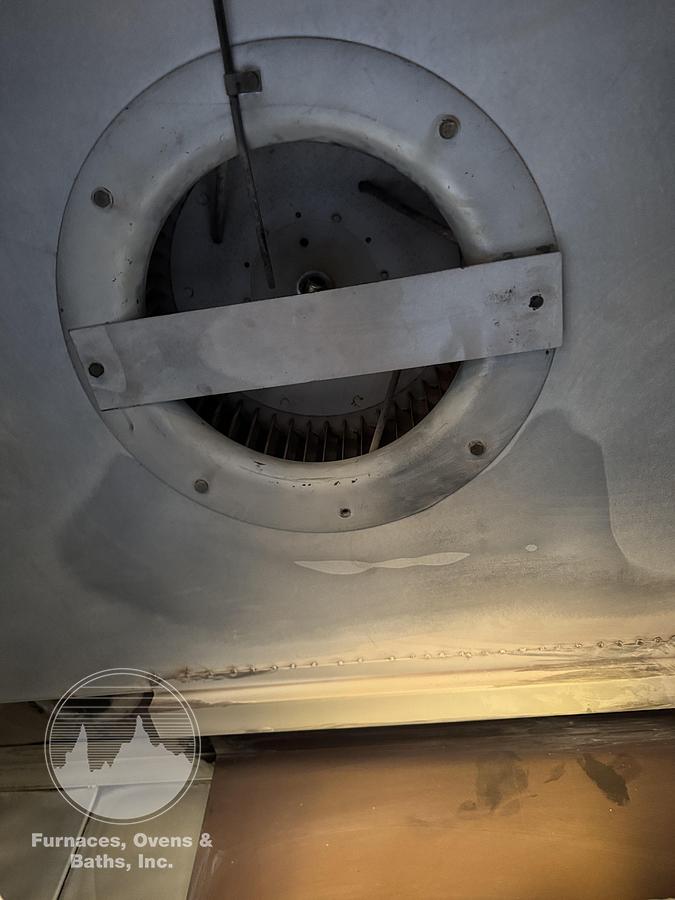 60"W x 84"H x 60"L, Gas Fired Walk-In Oven, 500°F