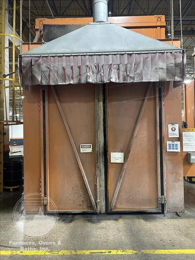 96"W x 120"H x 144"L, Walk-In Oven SWH-81210-G, 500°F, Gas Fired