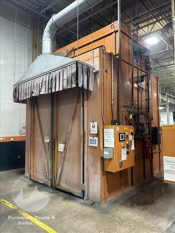 96"W x 120"H x 144"L, Walk-In Oven SWH-81210-G, 500°F, Gas Fired