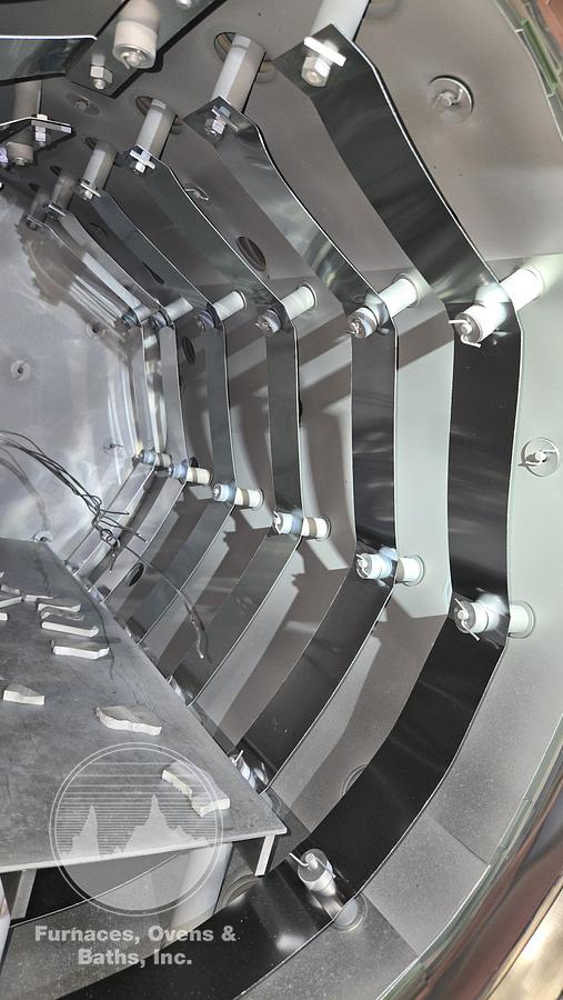 TM Super Series Vacuum Furnace, 12”W x 12”H x 24”L. 2400-F, 2 Bar, Diffusion Pump