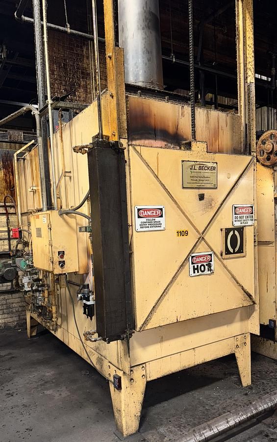36"W x 30"H x 72"L, Gasbarre, 1300°F, Gas Fired, Fiber Lined, 6000 Pound Capacity