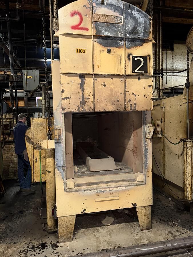 36"W x 36"H x 96"L, Lindberg, 1250°F, Electric