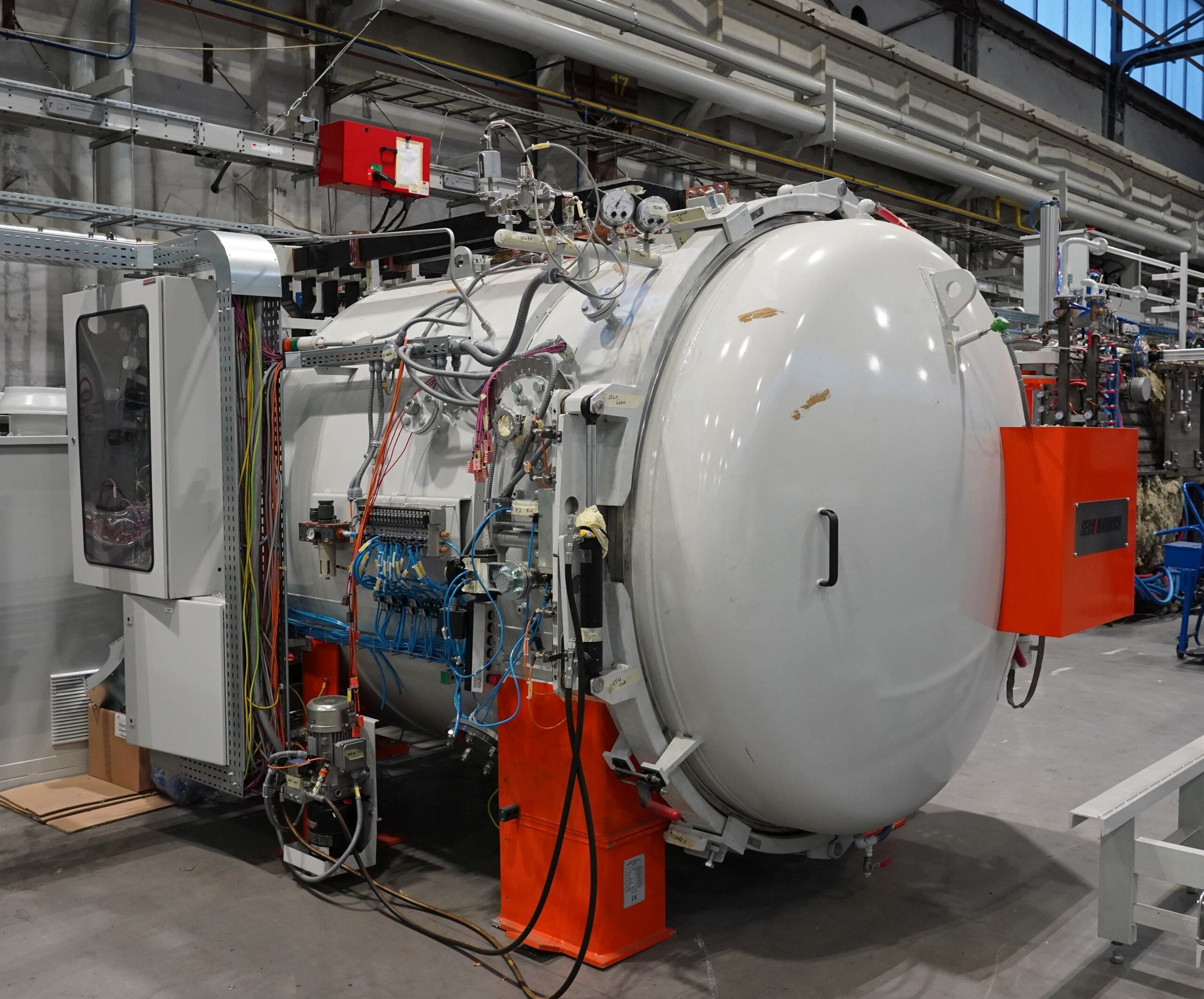 Vacuum furnace with gas cooling under pressure of 1,5 bar. TYPE 2.0VP-4050_48_MS