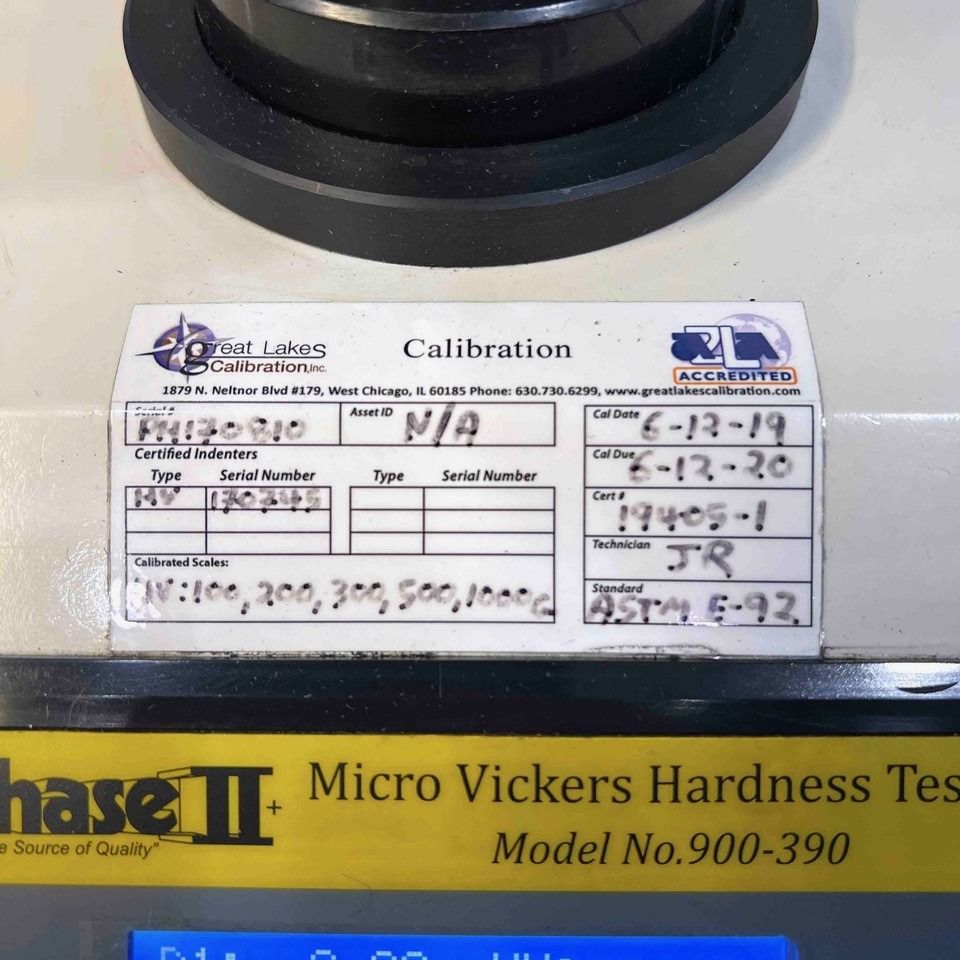 Phase-II Semi-Auto Microhardness Tester
